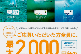 対象商品2箱以上購入で電子マネーギフト最大2,000円分プレゼント！