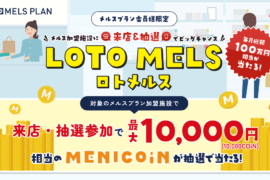 メルスプラン会員様向けコンテンツ ポイント制度「LOTO MELS(ロトメルス)」新登場！